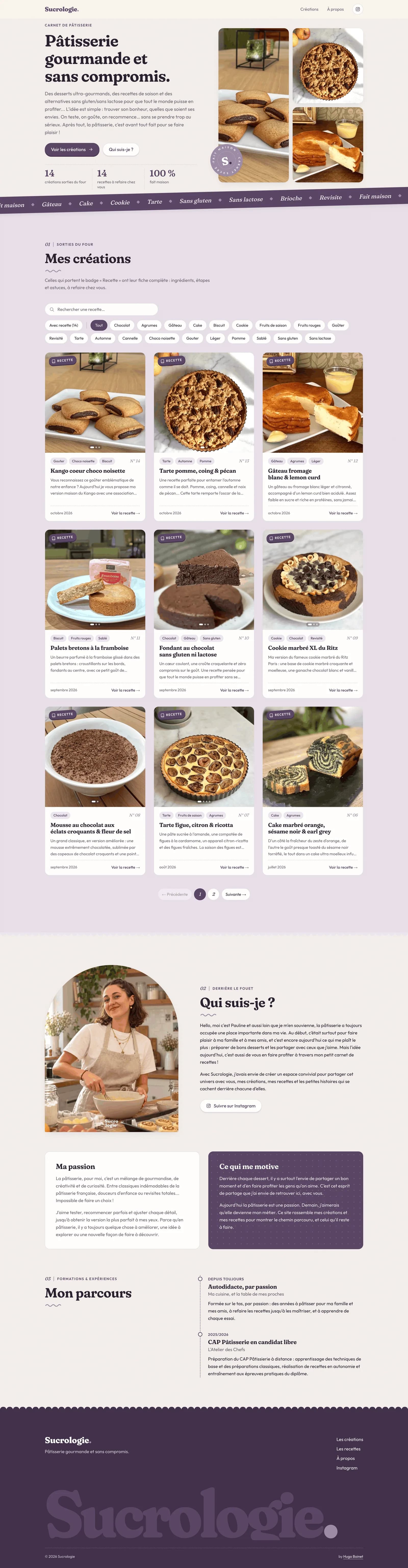 Sucrologie, détail du projet